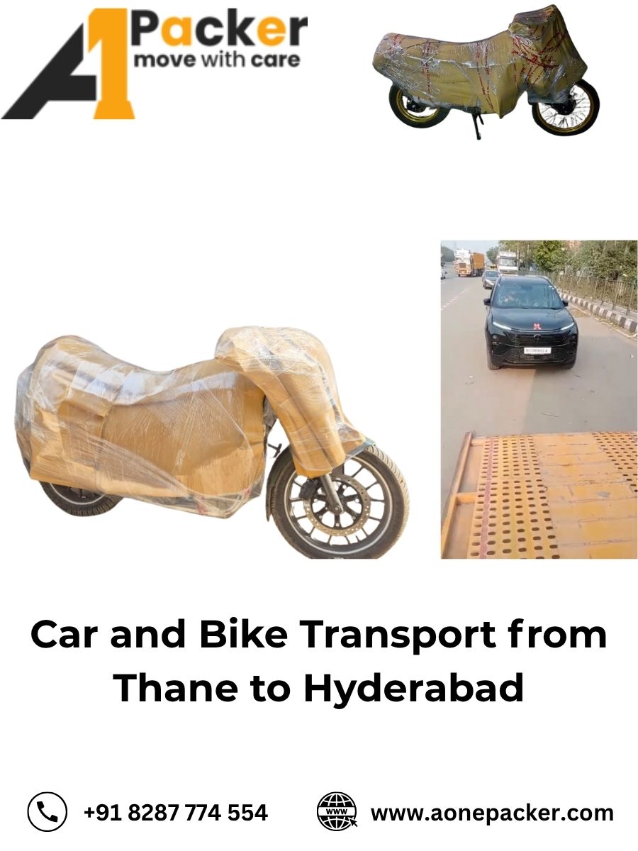Car and Bike Transport from Thane to Hyderabad
