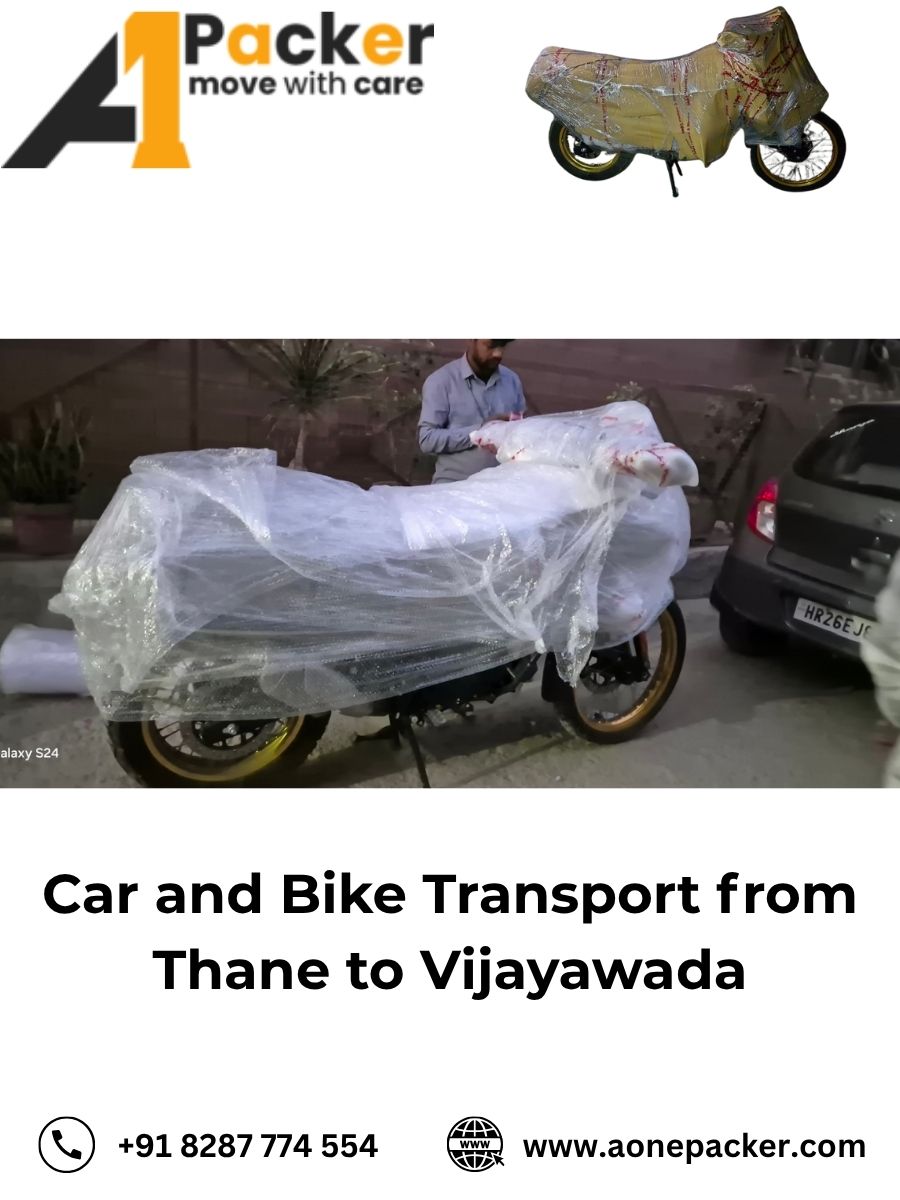 Car and Bike Transport from Thane to Vijayawada