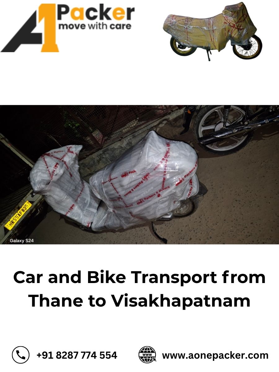 Car and Bike Transport from Thane to Visakhapatnam
