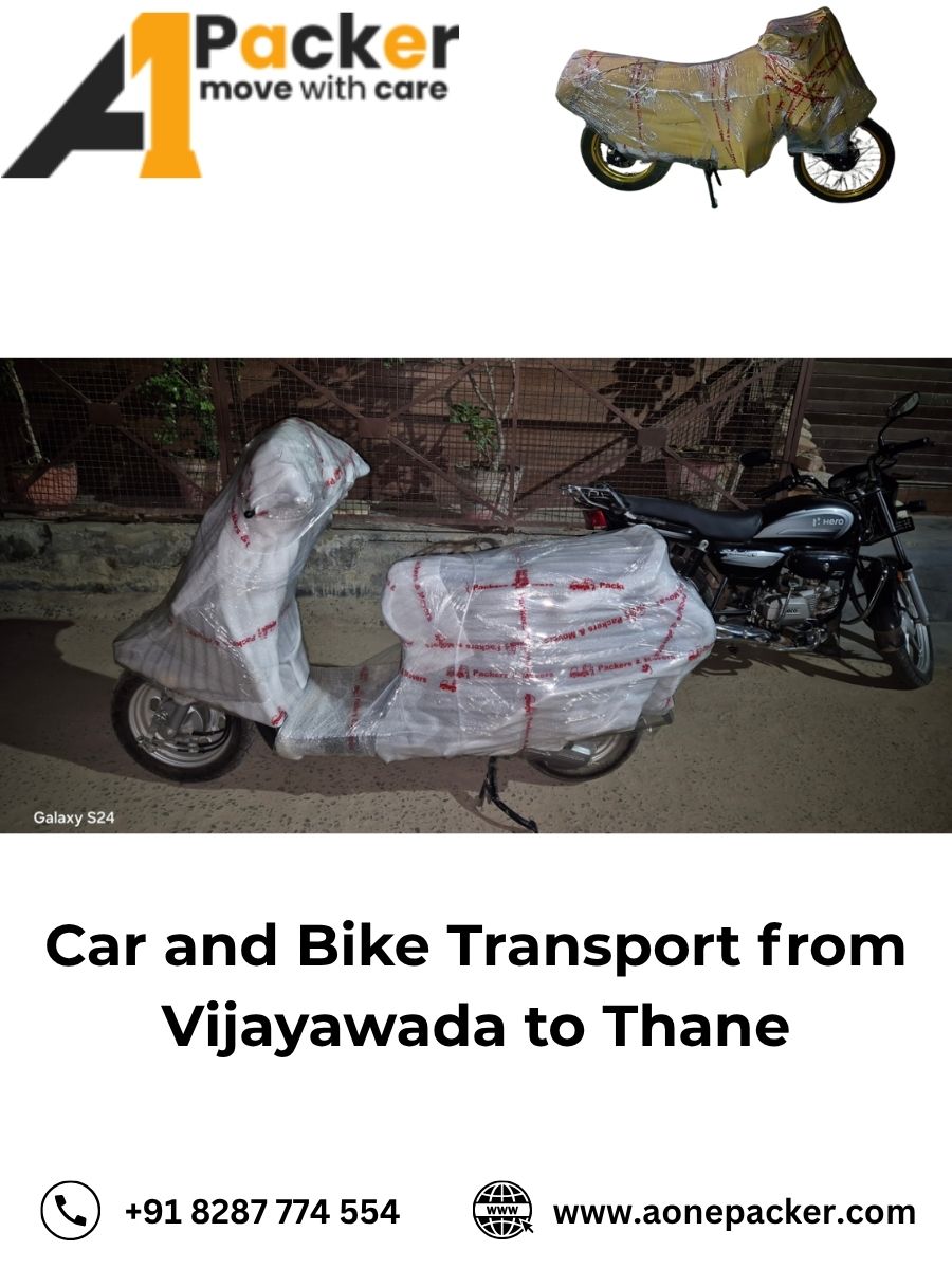 Car and Bike Transport from Vijayawada to Thane