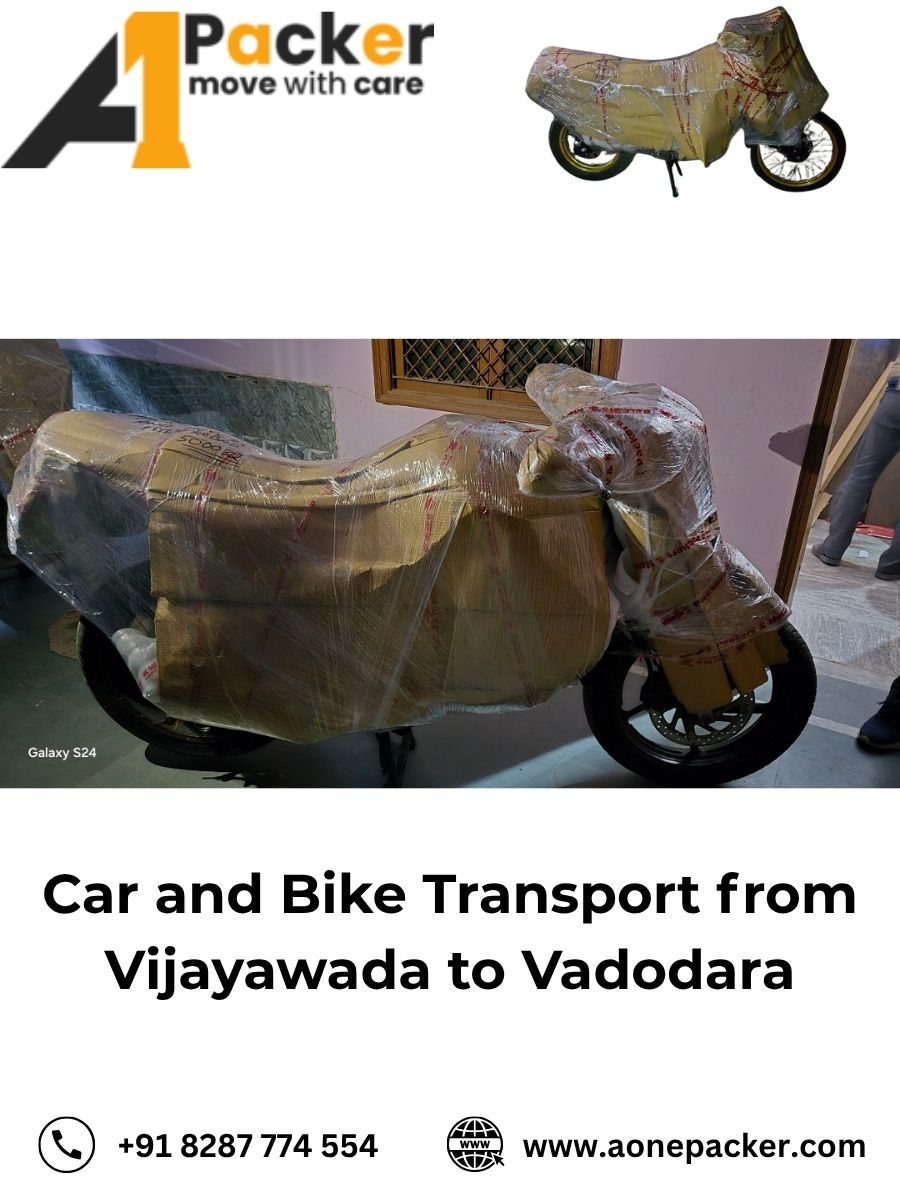 Car and Bike Transport from Vijayawada to Vadodara