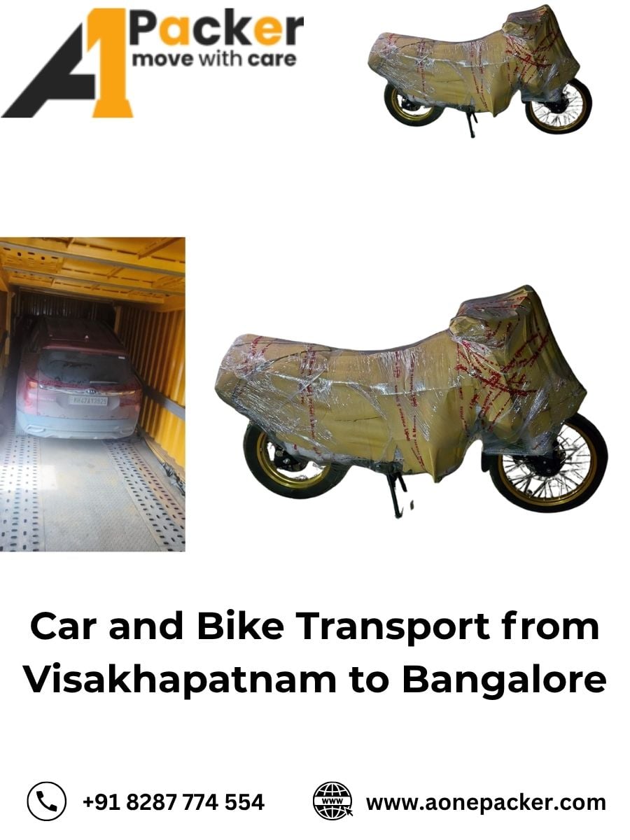 Car and Bike Transport from Visakhapatnam to Bangalore