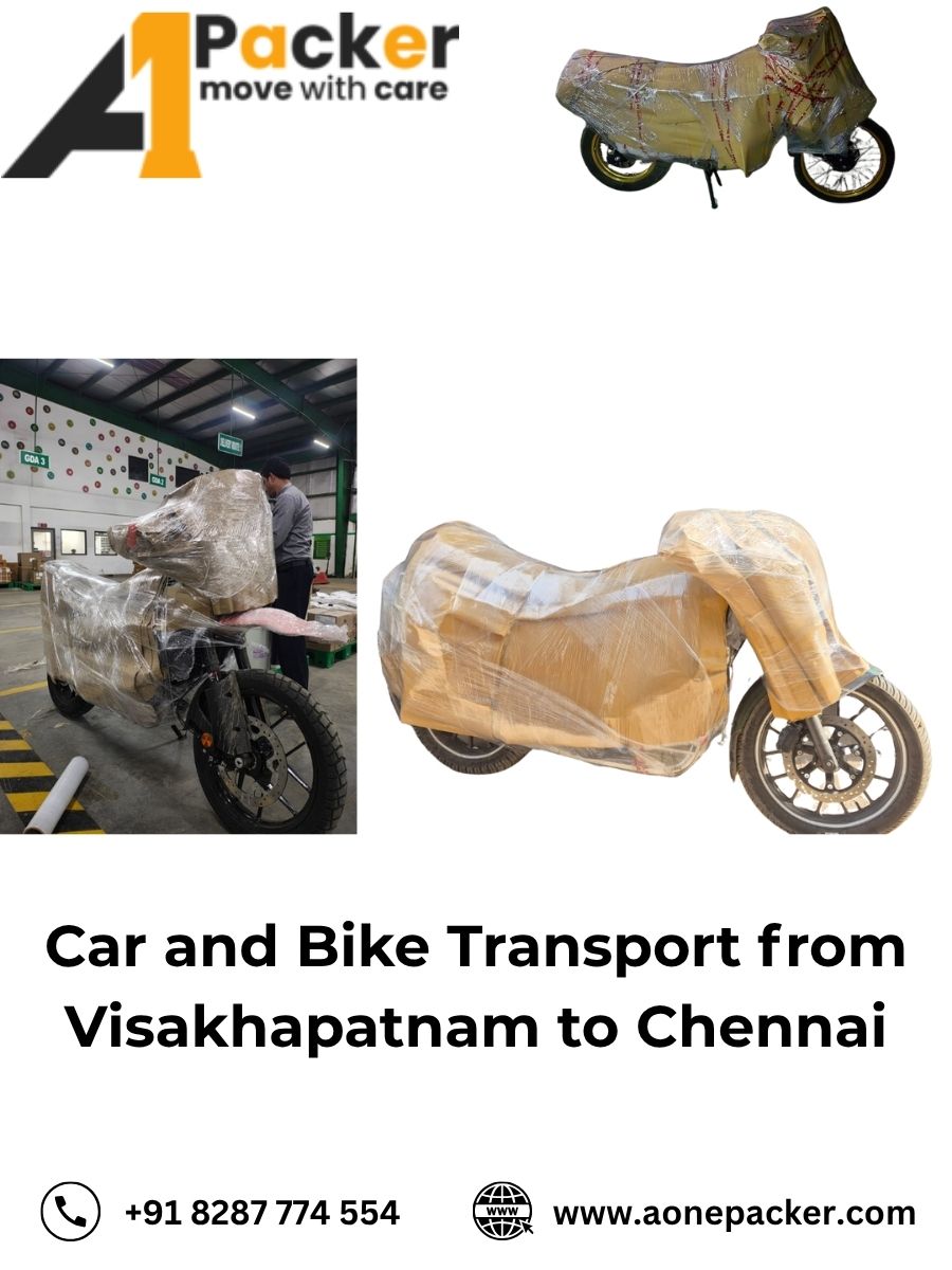 Car and Bike Transport from Visakhapatnam to Chennai
