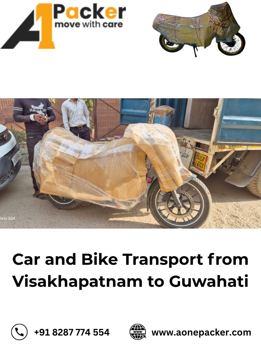 Car and Bike Transport from Visakhapatnam to Guwahati