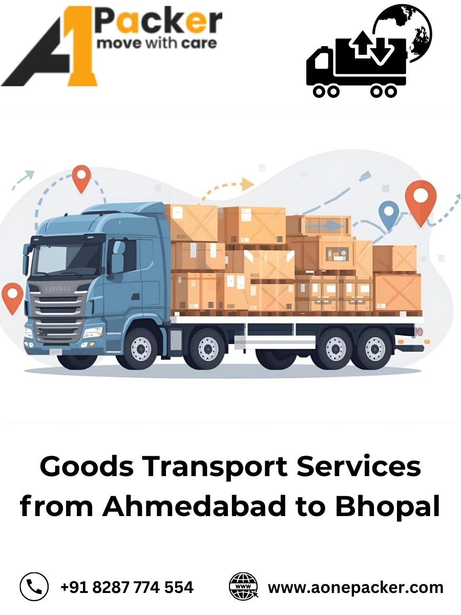 Goods Transport from Ahmedabad to Bhopal
