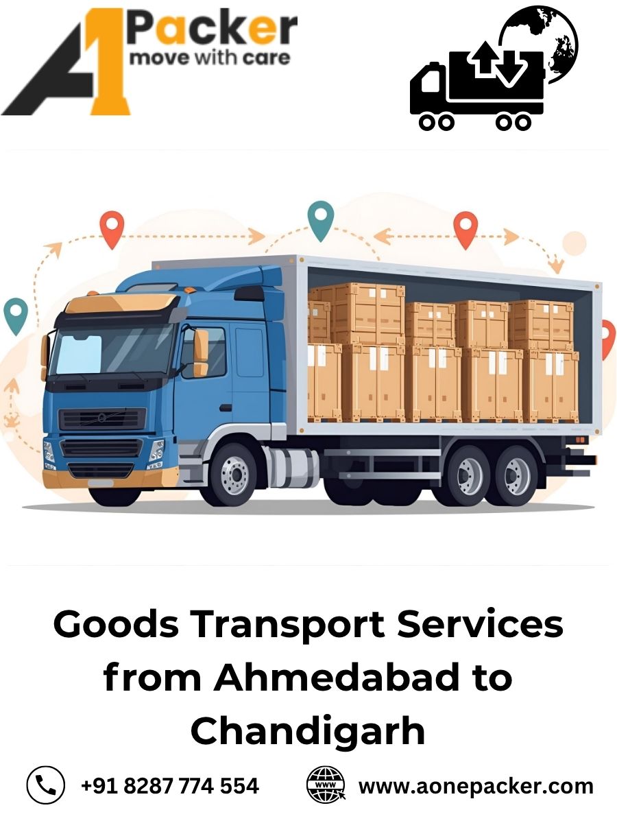 Goods Transport from Ahmedabad to Chandigarh