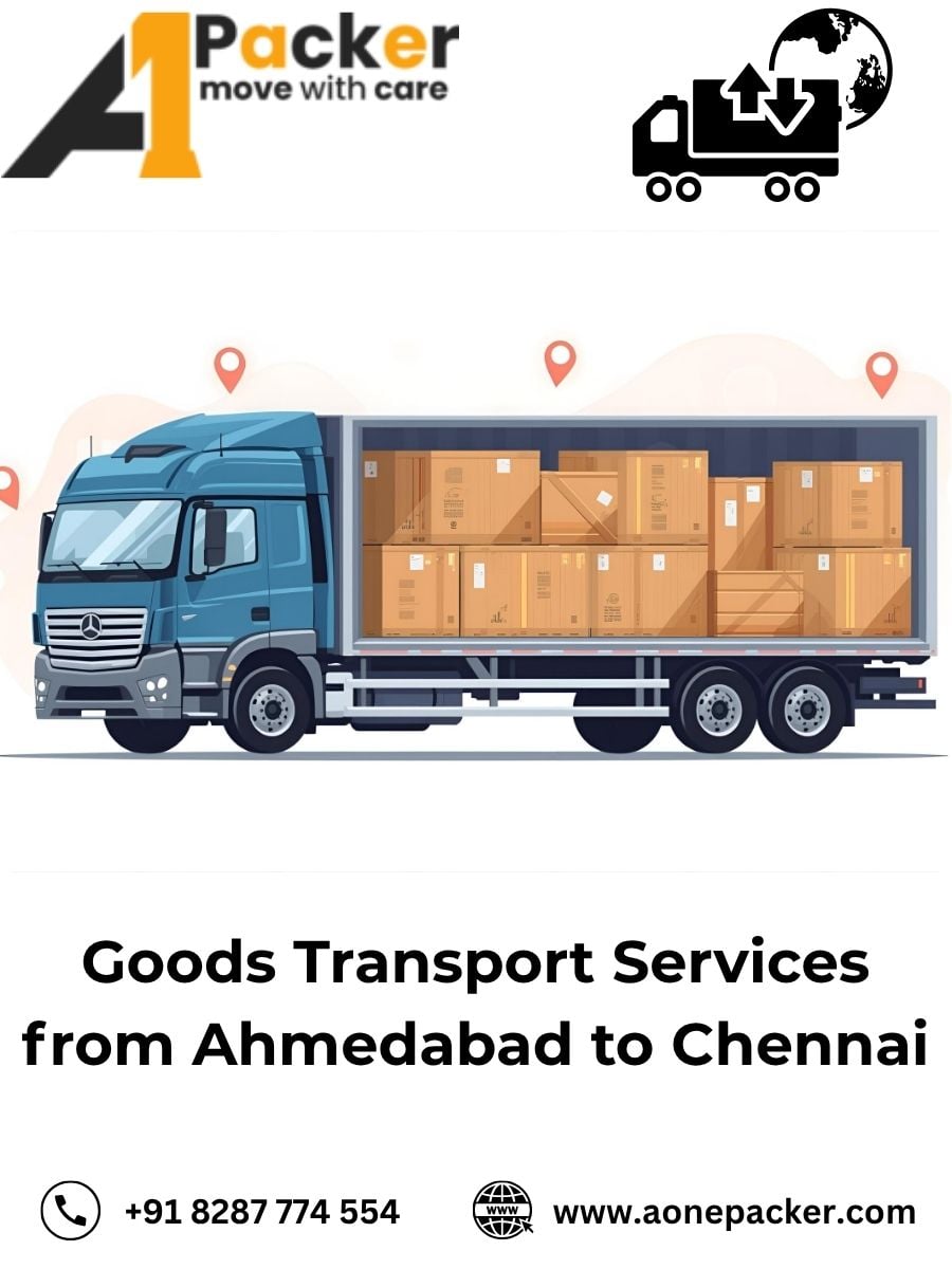 Goods Transport from Ahmedabad to Chennai