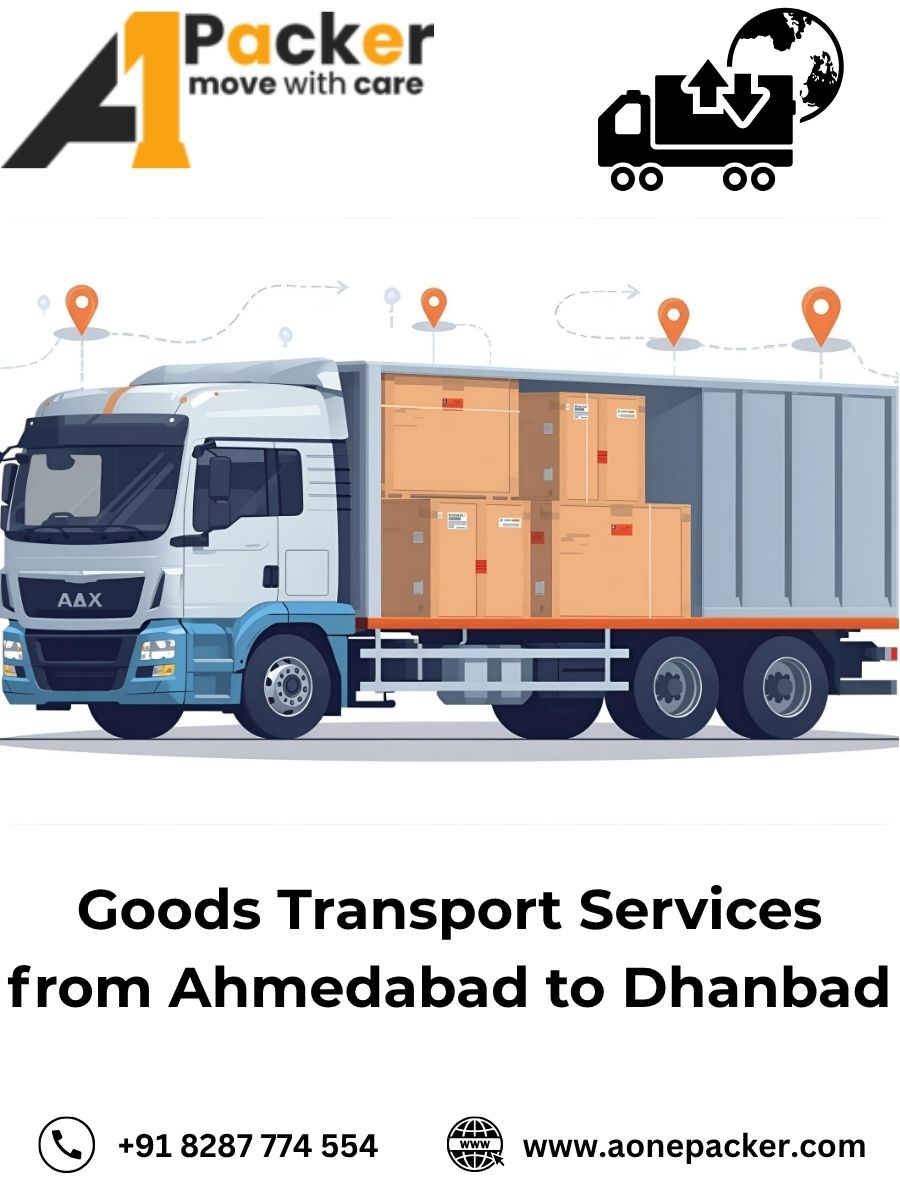 Goods Transport from Ahmedabad to Dhanbad