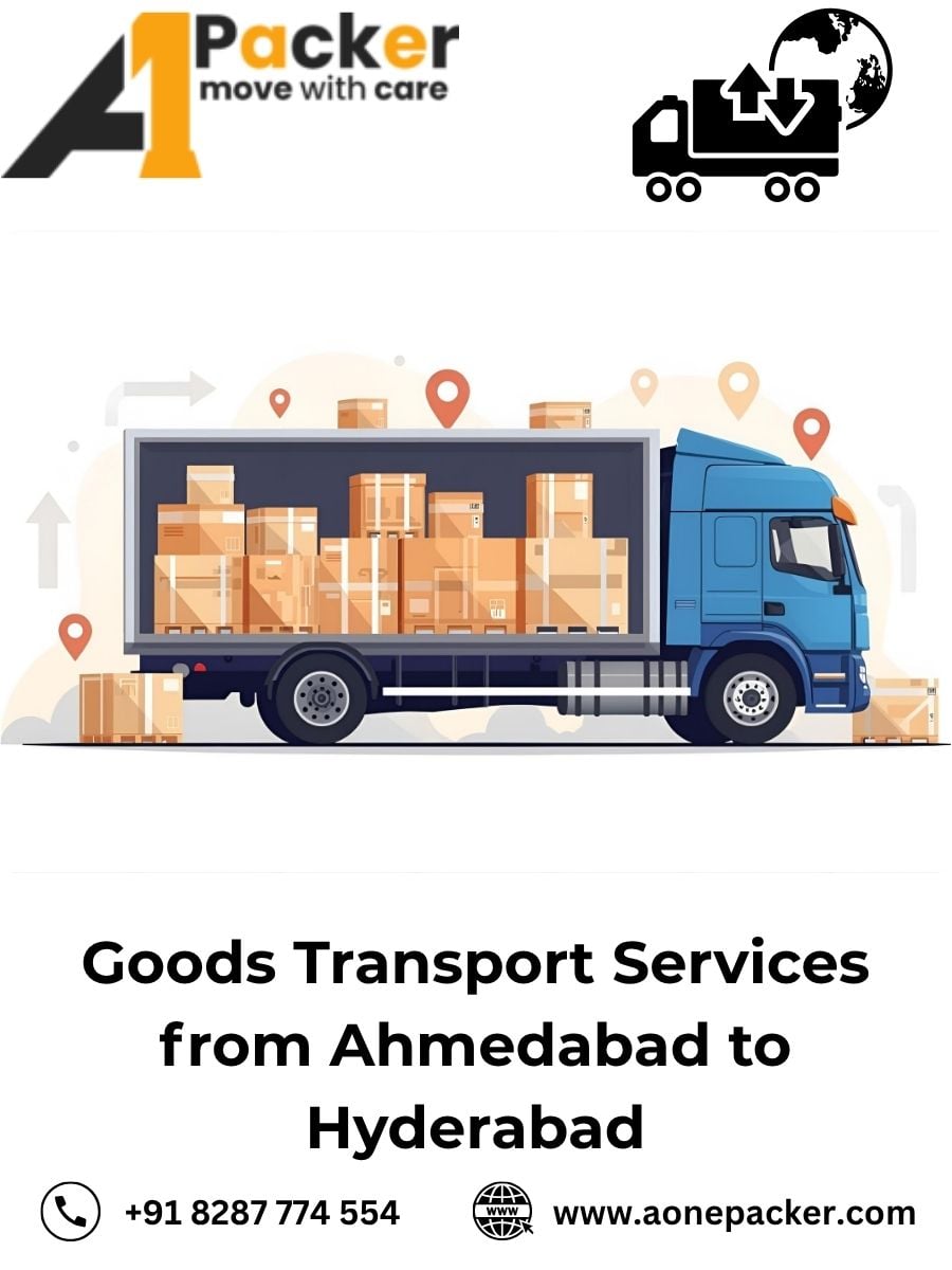 Goods Transport from Ahmedabad to Hyderabad