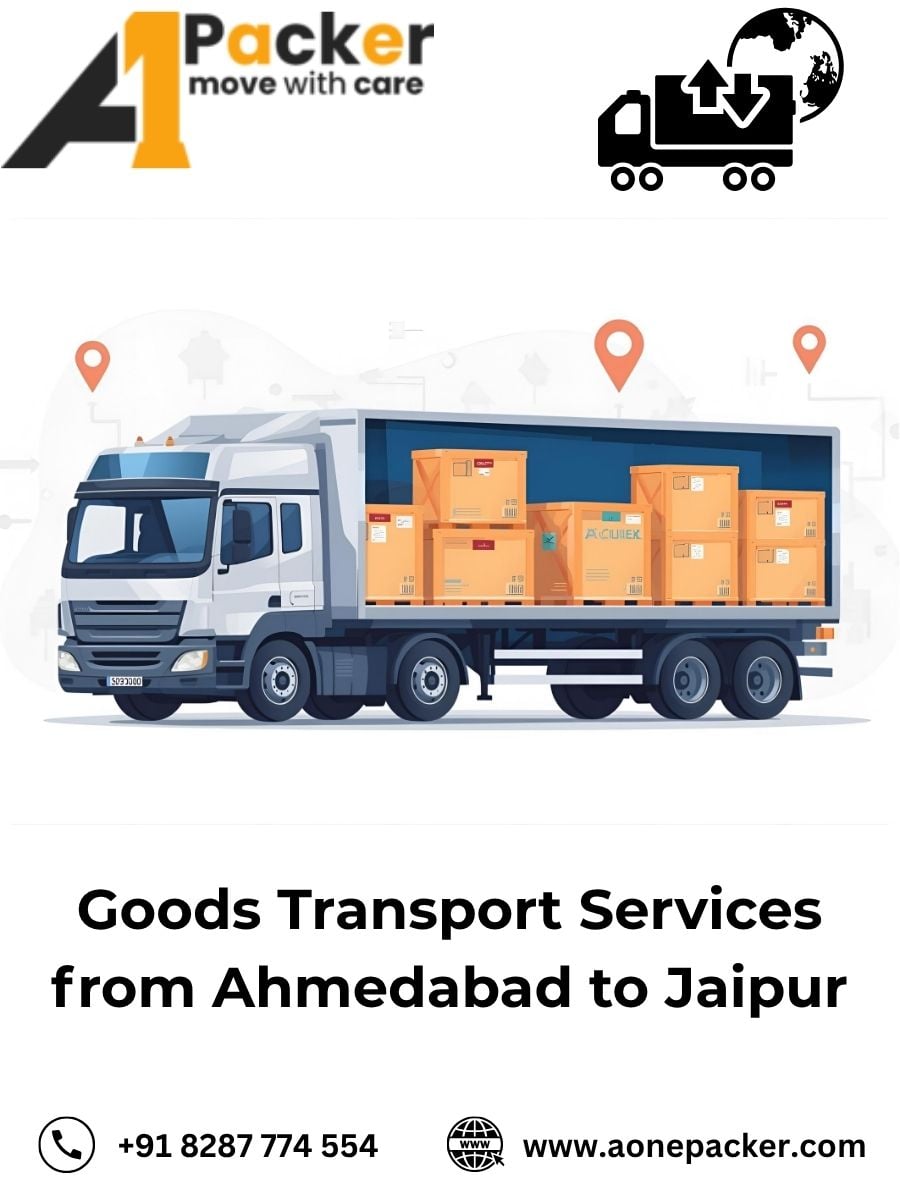 Goods Transport from Ahmedabad to Jaipur