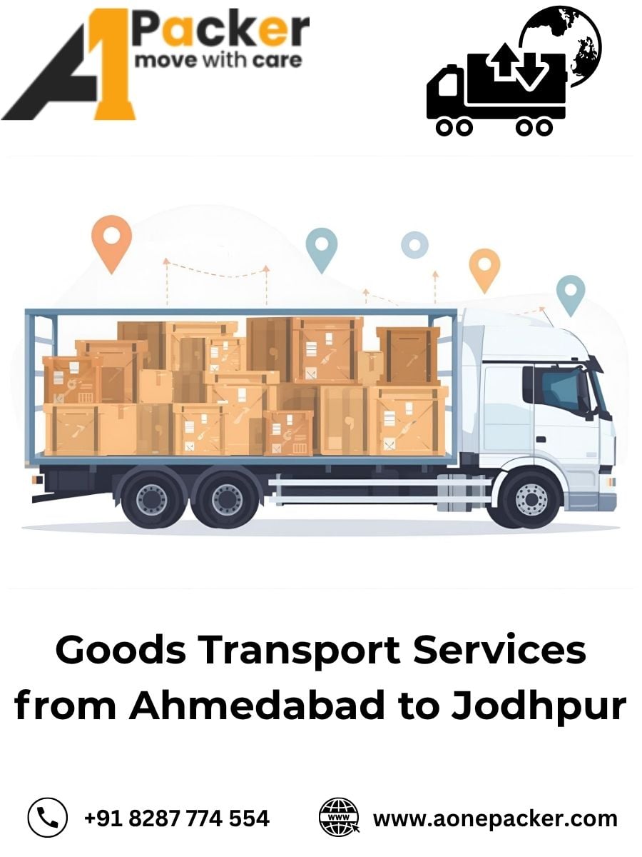 Goods Transport from Ahmedabad to Jodhpur