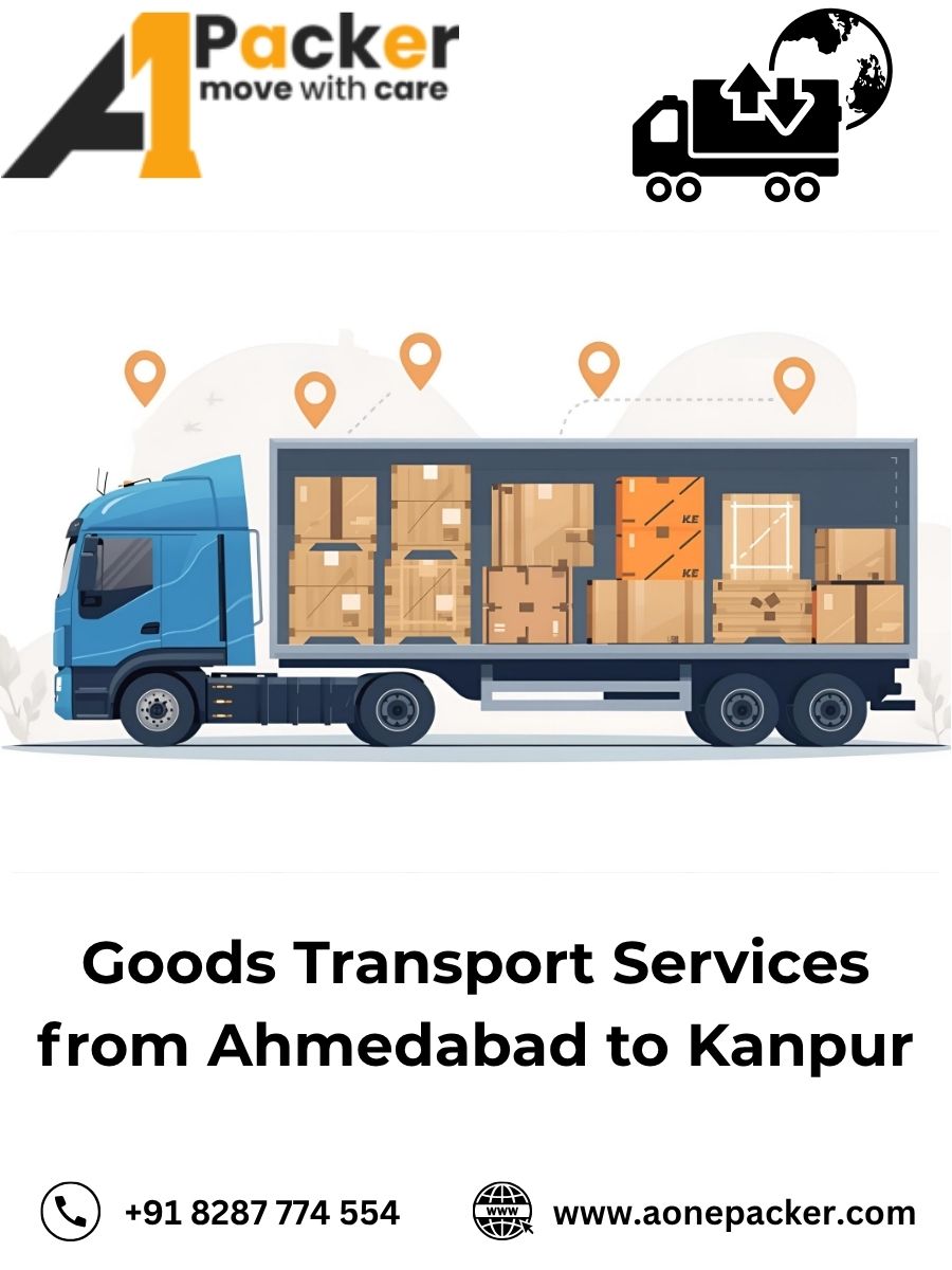 Goods Transport from Ahmedabad to Kanpur