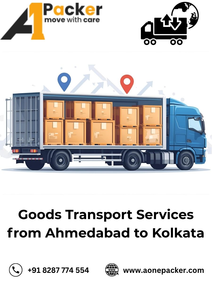 Goods Transport from Ahmedabad to Kolkata