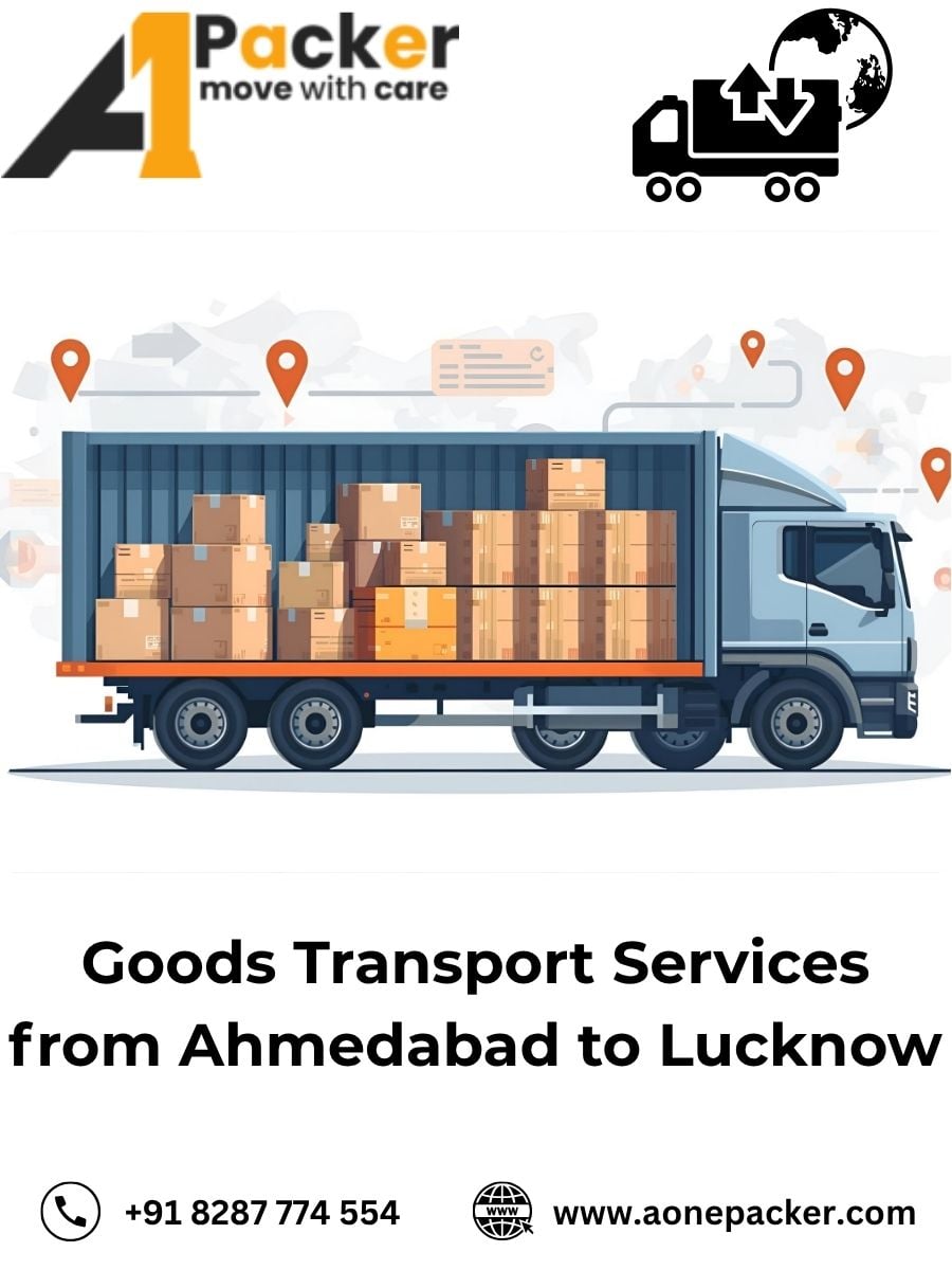 Goods Transport from Ahmedabad to Lucknow