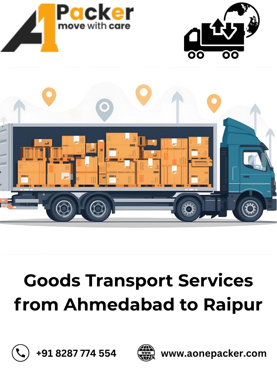 Goods Transport from Ahmedabad to Raipur