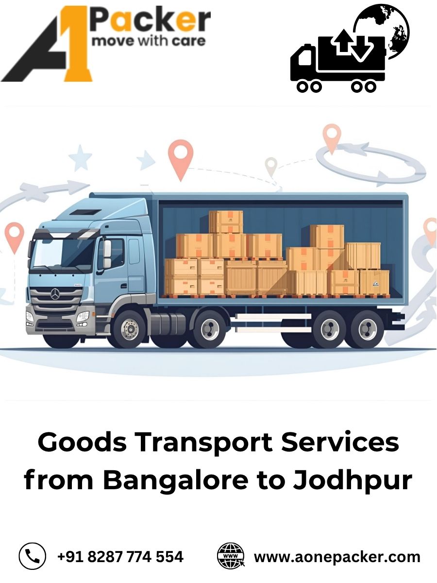 Goods Transport from Bangalore to Jodhpur