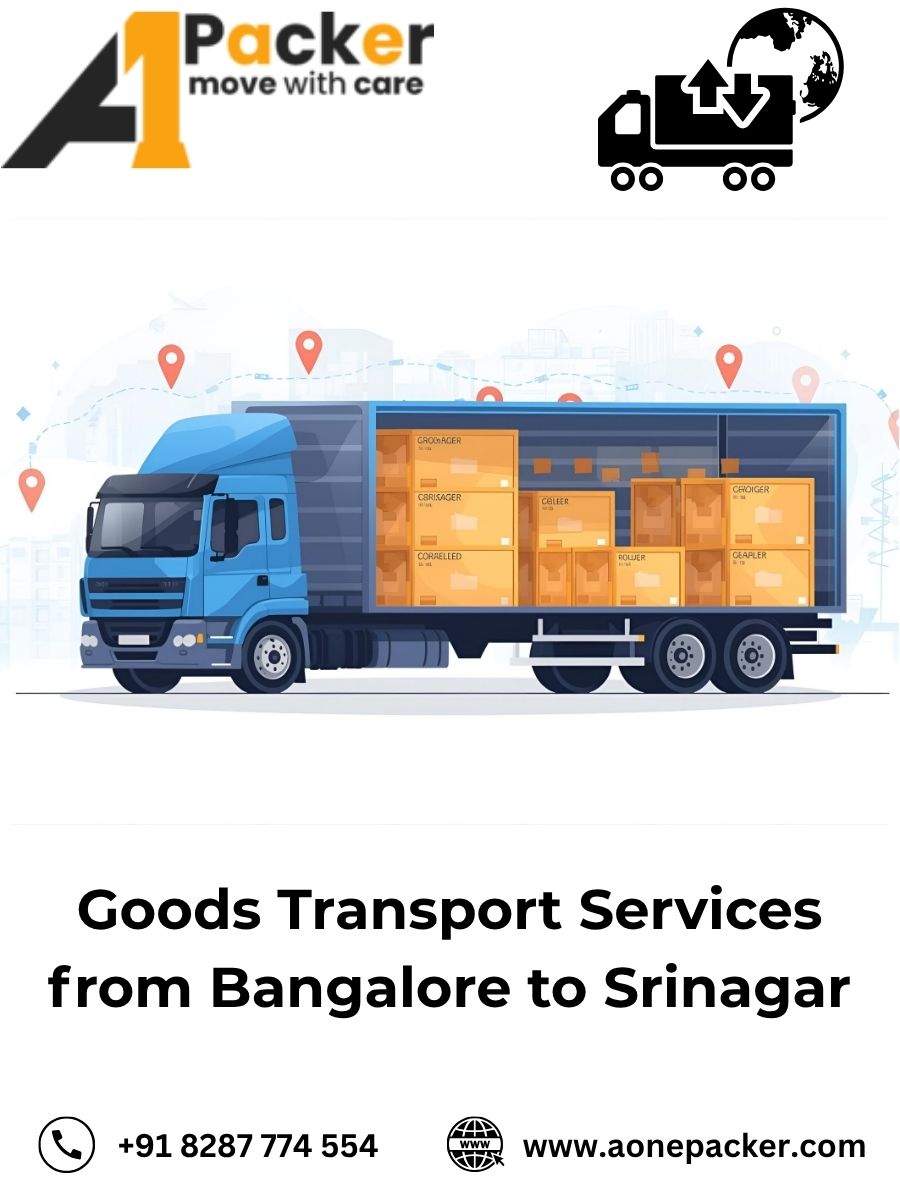 Goods Transport from Bangalore to Srinagar