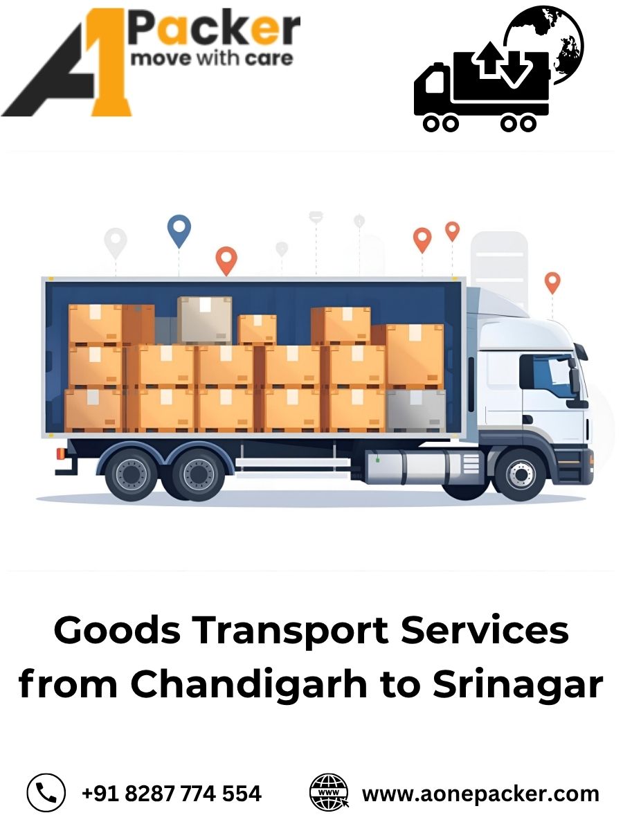 Goods Transport from Chandigarh to Srinagar