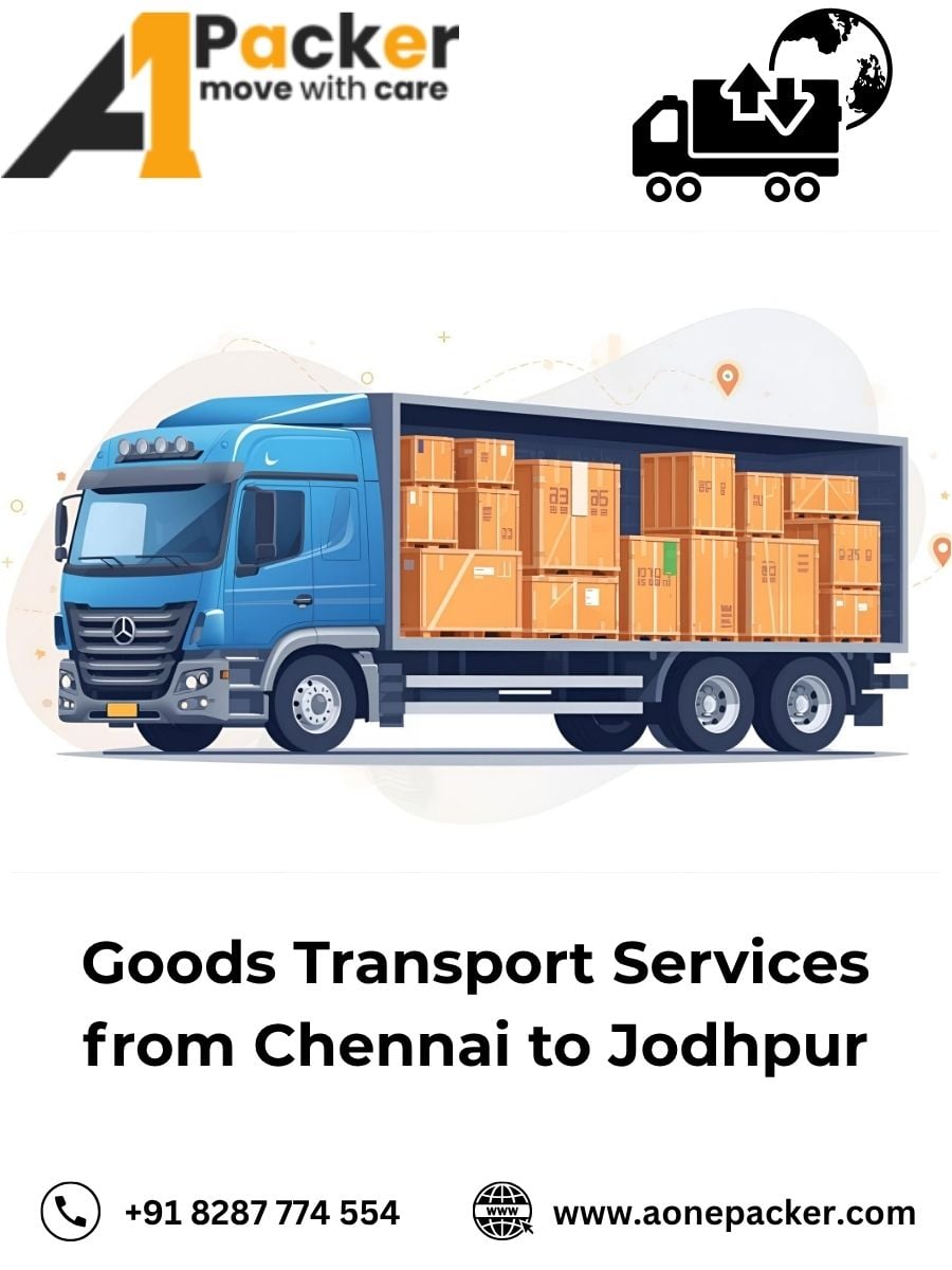 Goods Transport from Chennai to Jodhpur