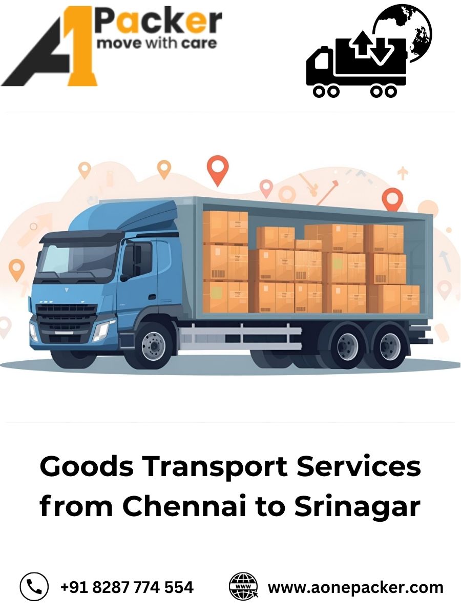 Goods Transport from Chennai to Srinagar