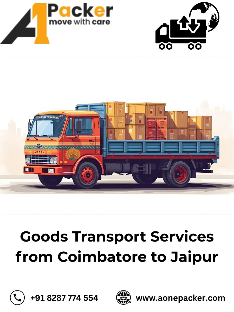 Goods Transport from Coimbatore to Jaipur
