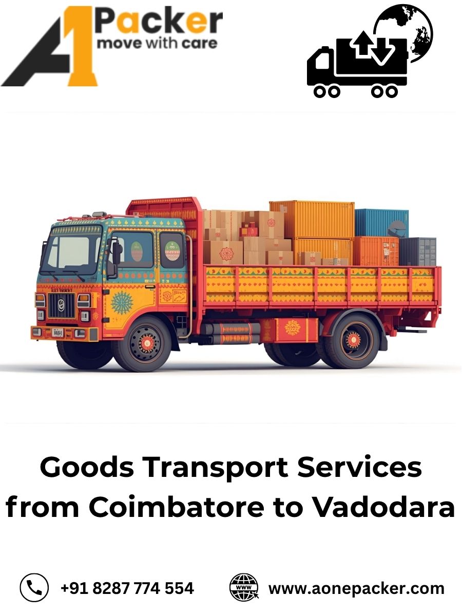 Goods Transport from Coimbatore to Vadodara