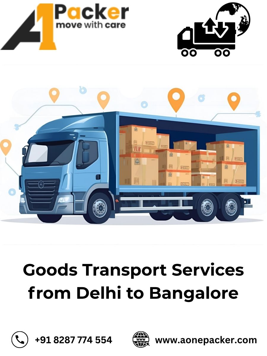 Goods Transport from Delhi to Bangalore