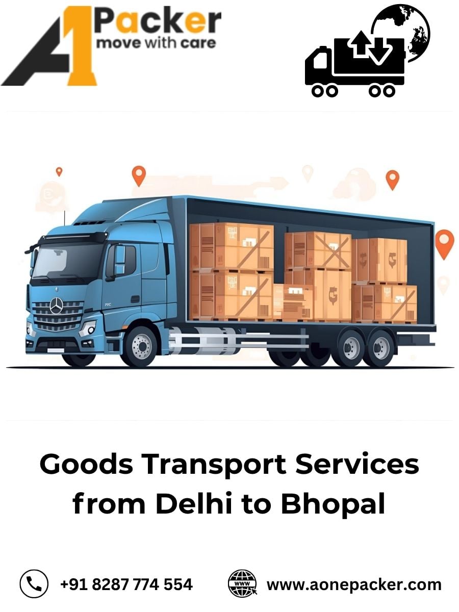 Goods Transport from Delhi to Bhopal
