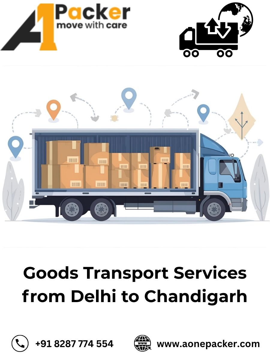 Goods Transport from Delhi to Chandigarh