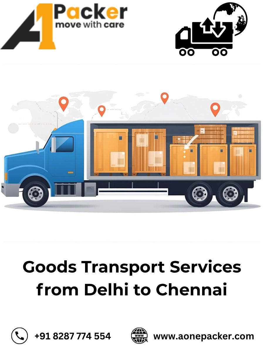 Goods Transport from Delhi to Chennai