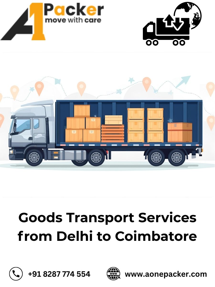 Goods Transport from Delhi to Coimbatore