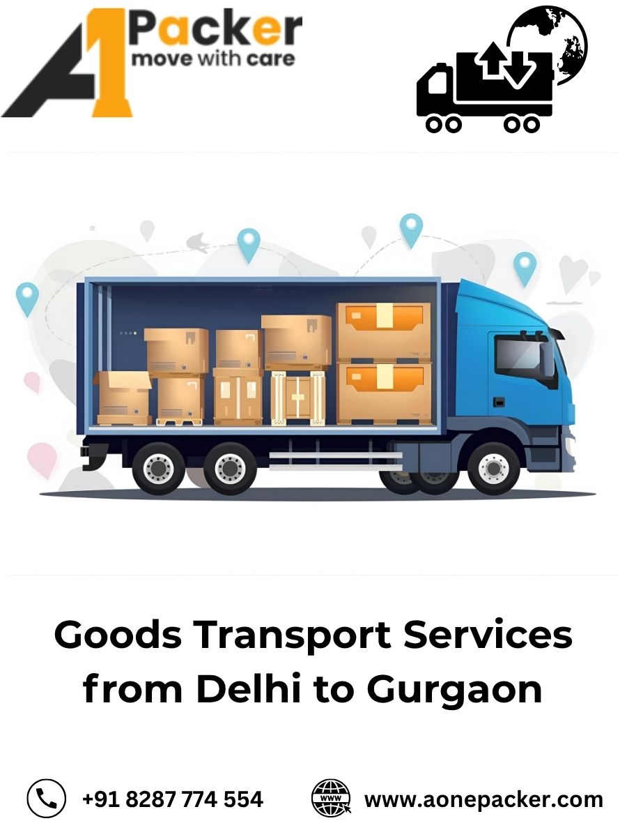 Goods Transport from Delhi to Gurgaon