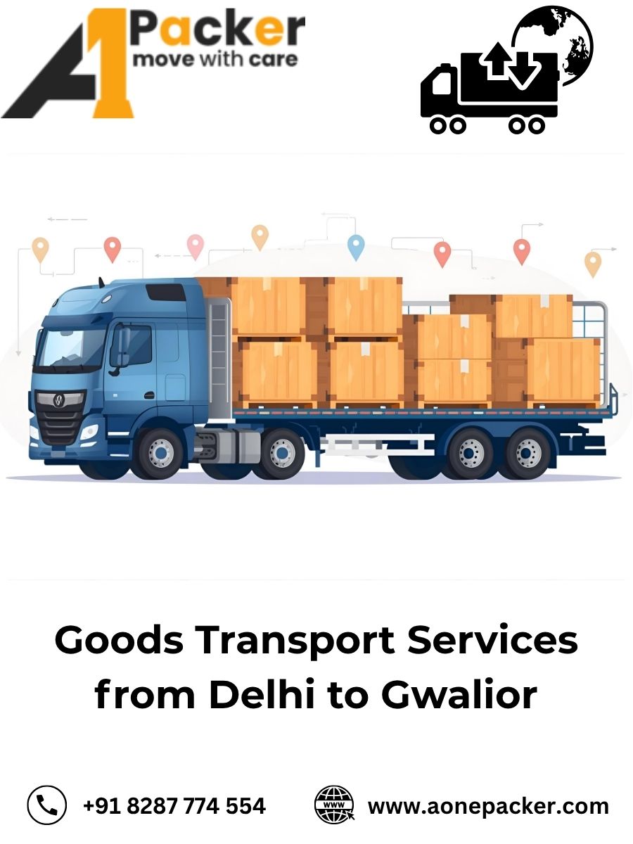 Goods Transport from Delhi to Gwalior