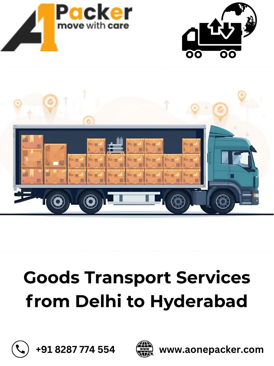Goods Transport from Delhi to Hyderabad