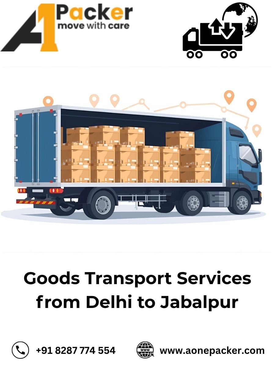 Goods Transport from Delhi to Jabalpur