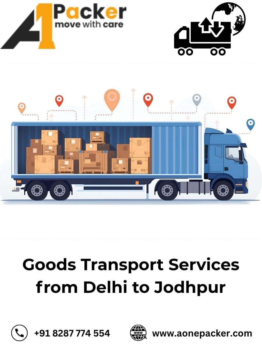 Goods Transport from Delhi to Jodhpur