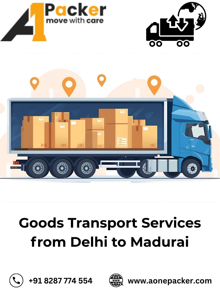 Goods Transport from Delhi to Madurai