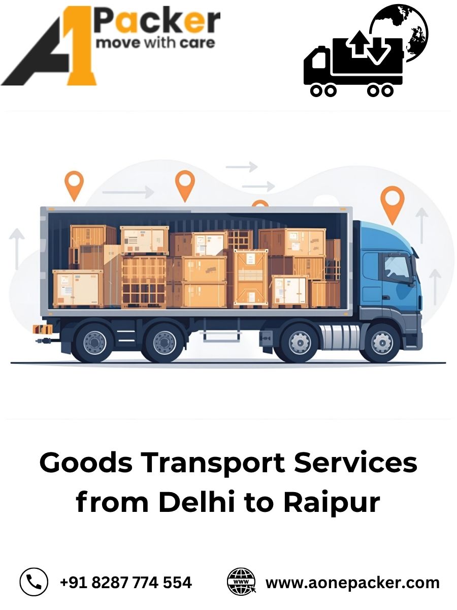 Goods Transport from Delhi to Raipur