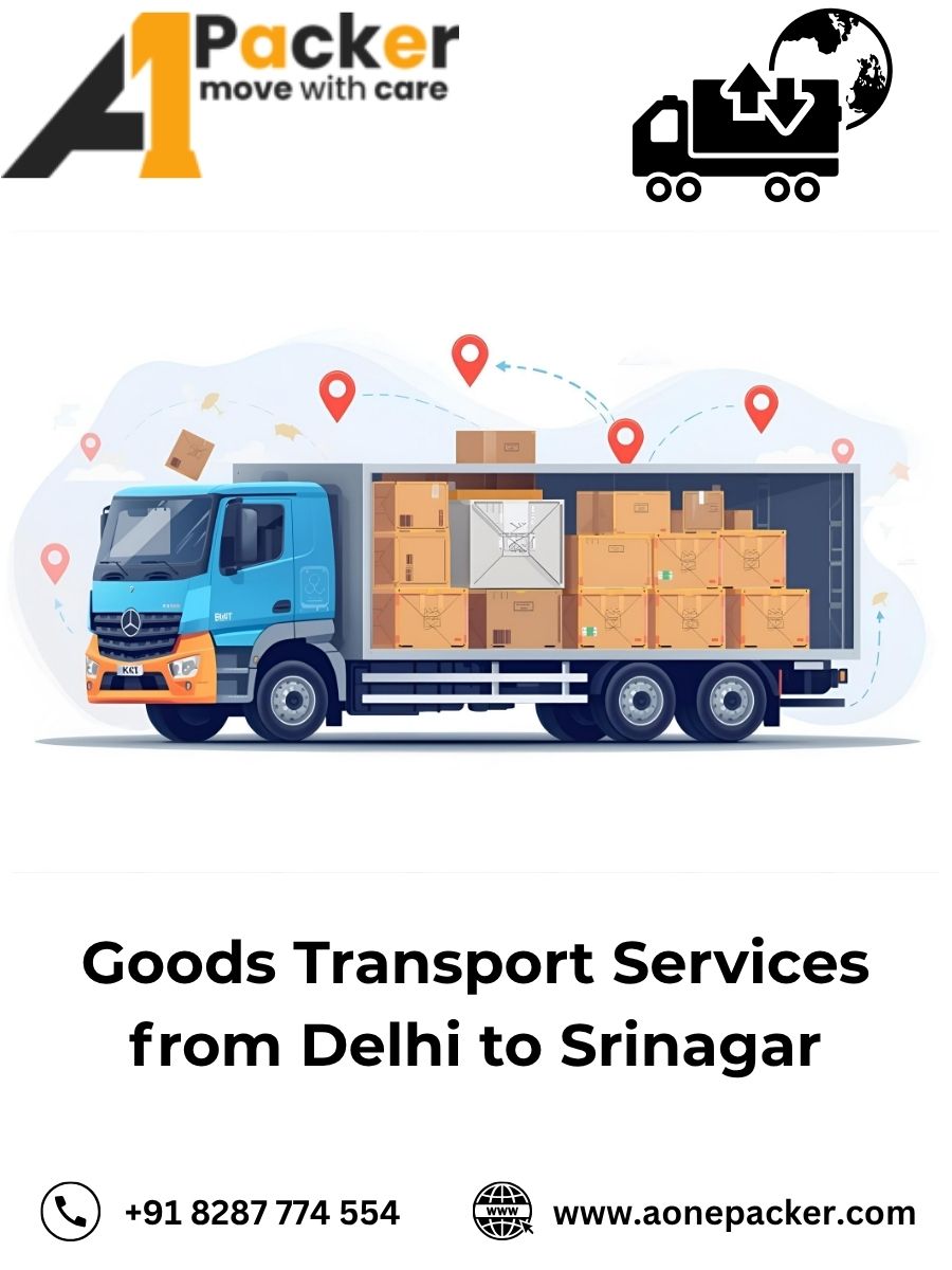 Goods Transport from Delhi to Srinagar
