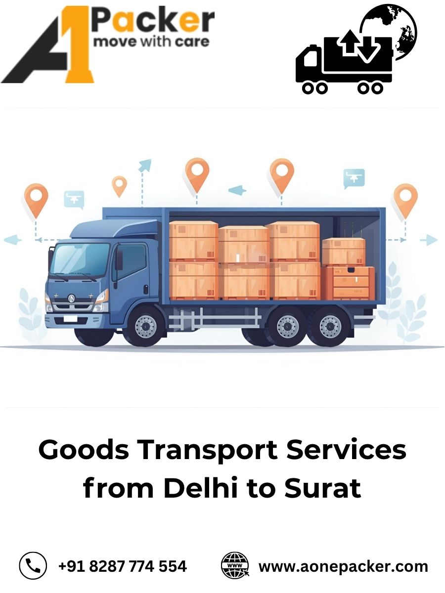 Goods Transport from Delhi to Surat