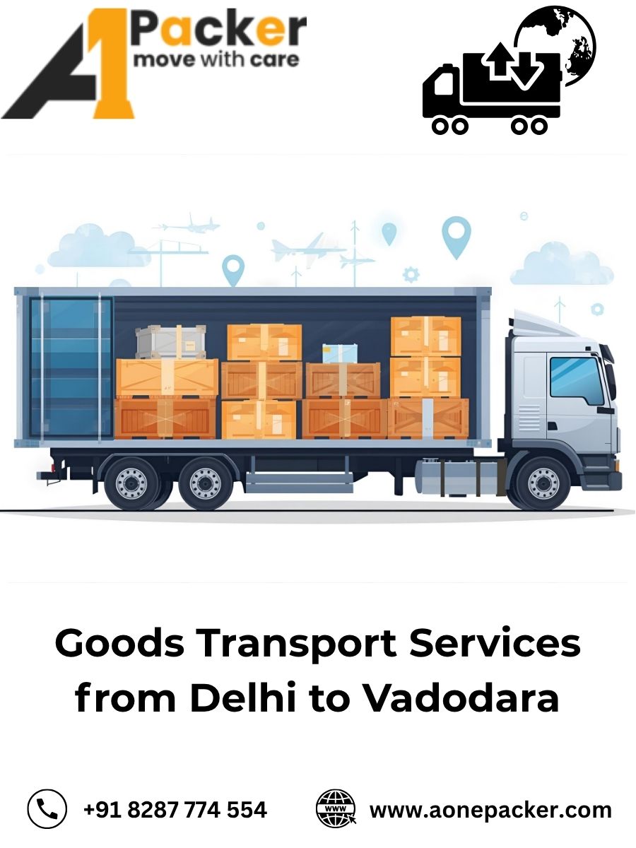 Goods Transport from Delhi to Vadodara