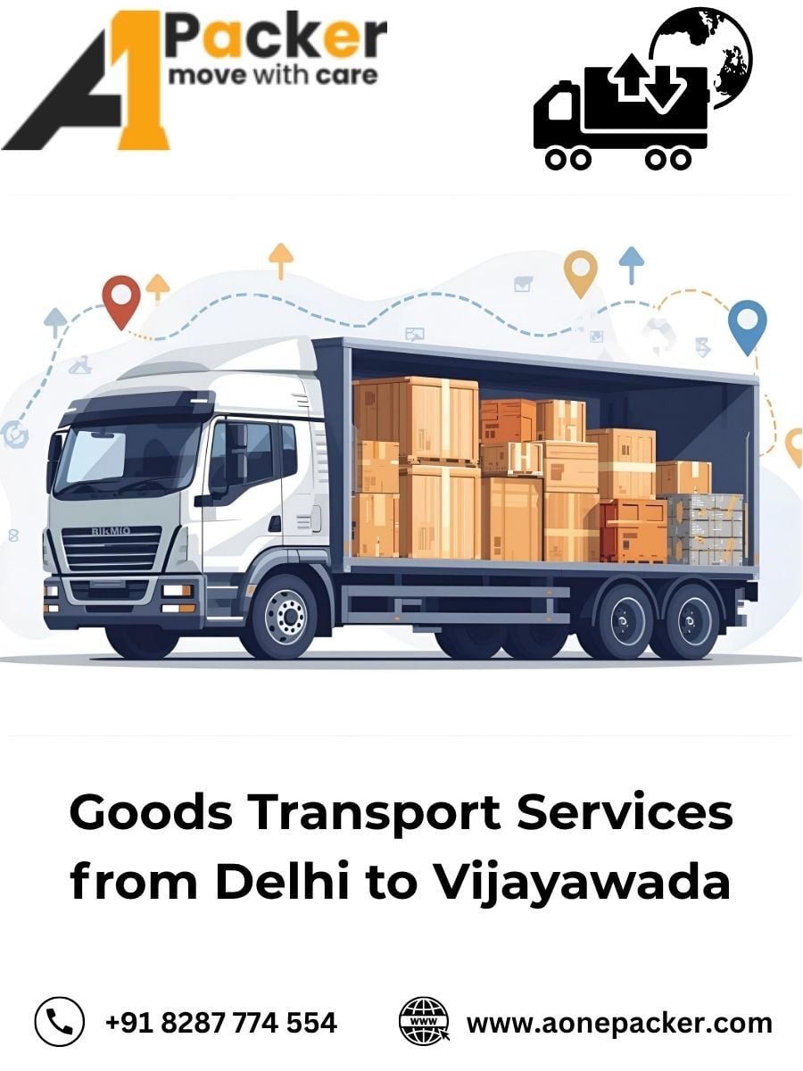 Goods Transport from Delhi to Vijayawada