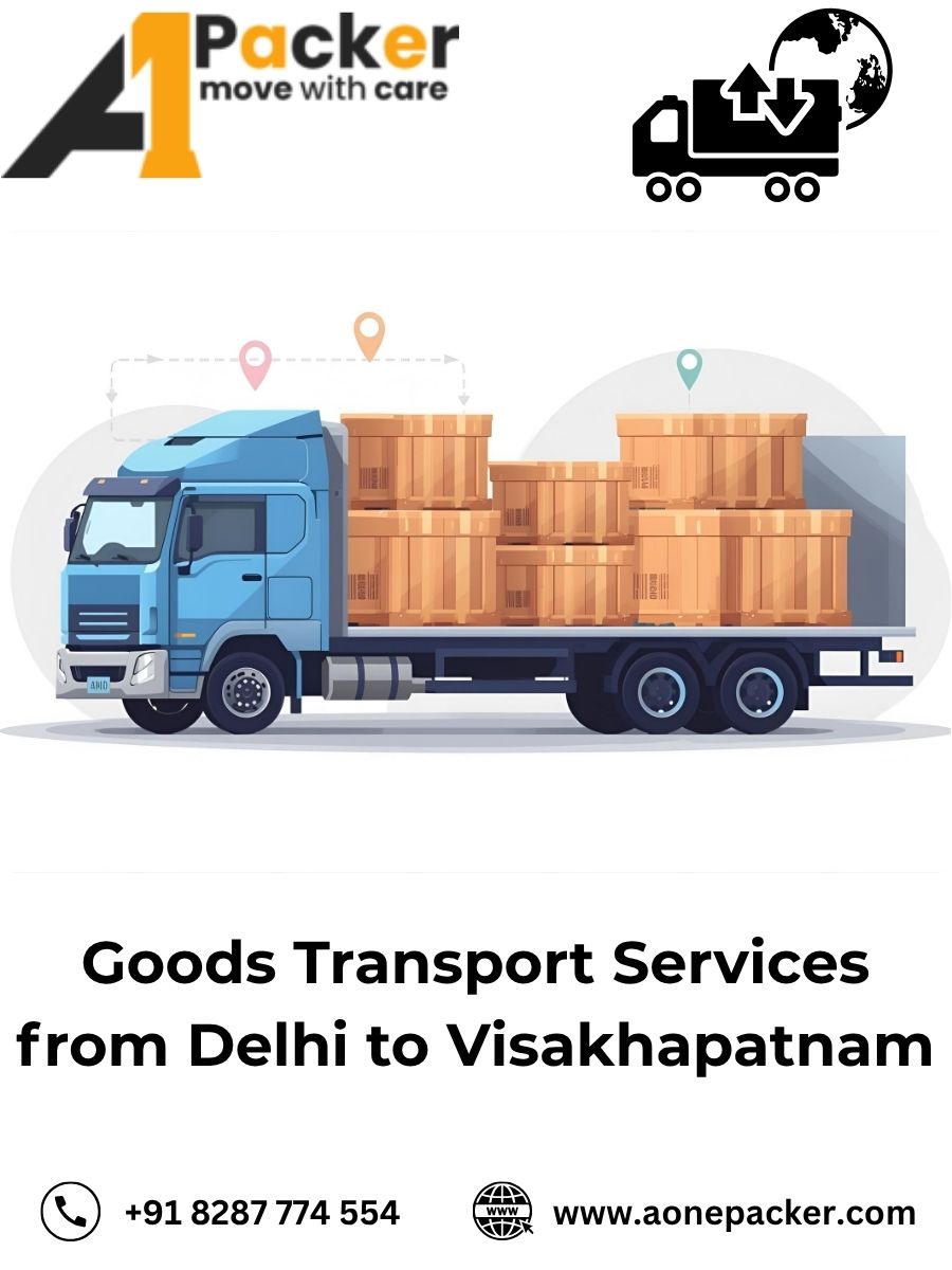 Goods Transport from Delhi to Visakhapatnam