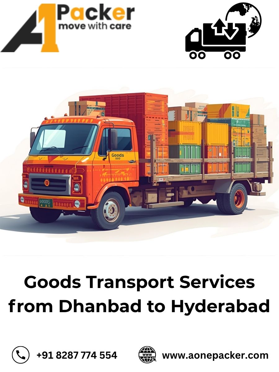 Goods Transport from Dhanbad to Hyderabad