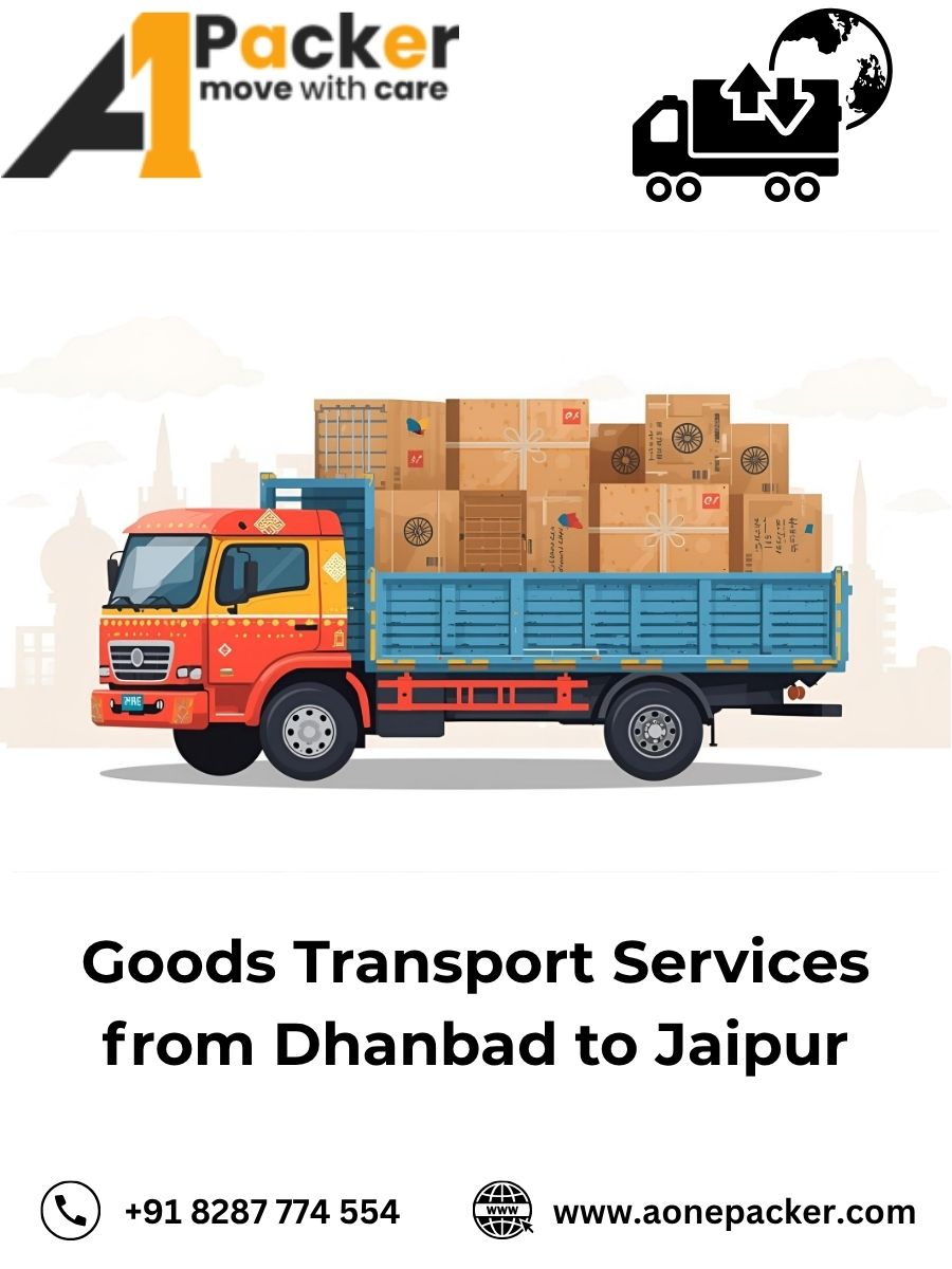 Goods Transport from Dhanbad to Jaipur