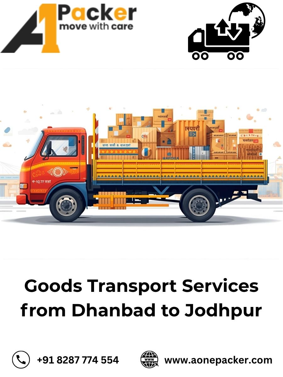 Goods Transport from Dhanbad to Jodhpur