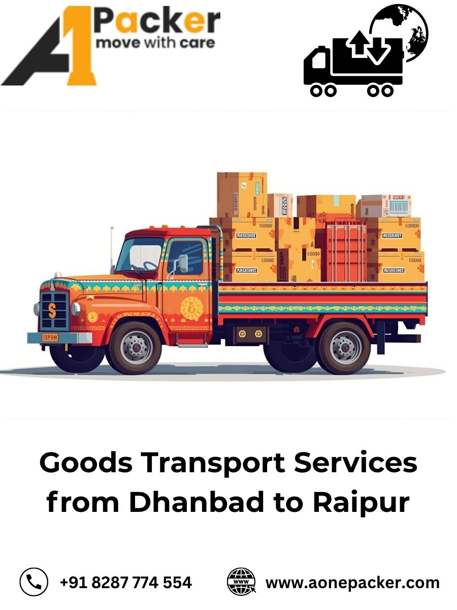 Goods Transport from Dhanbad to Raipur