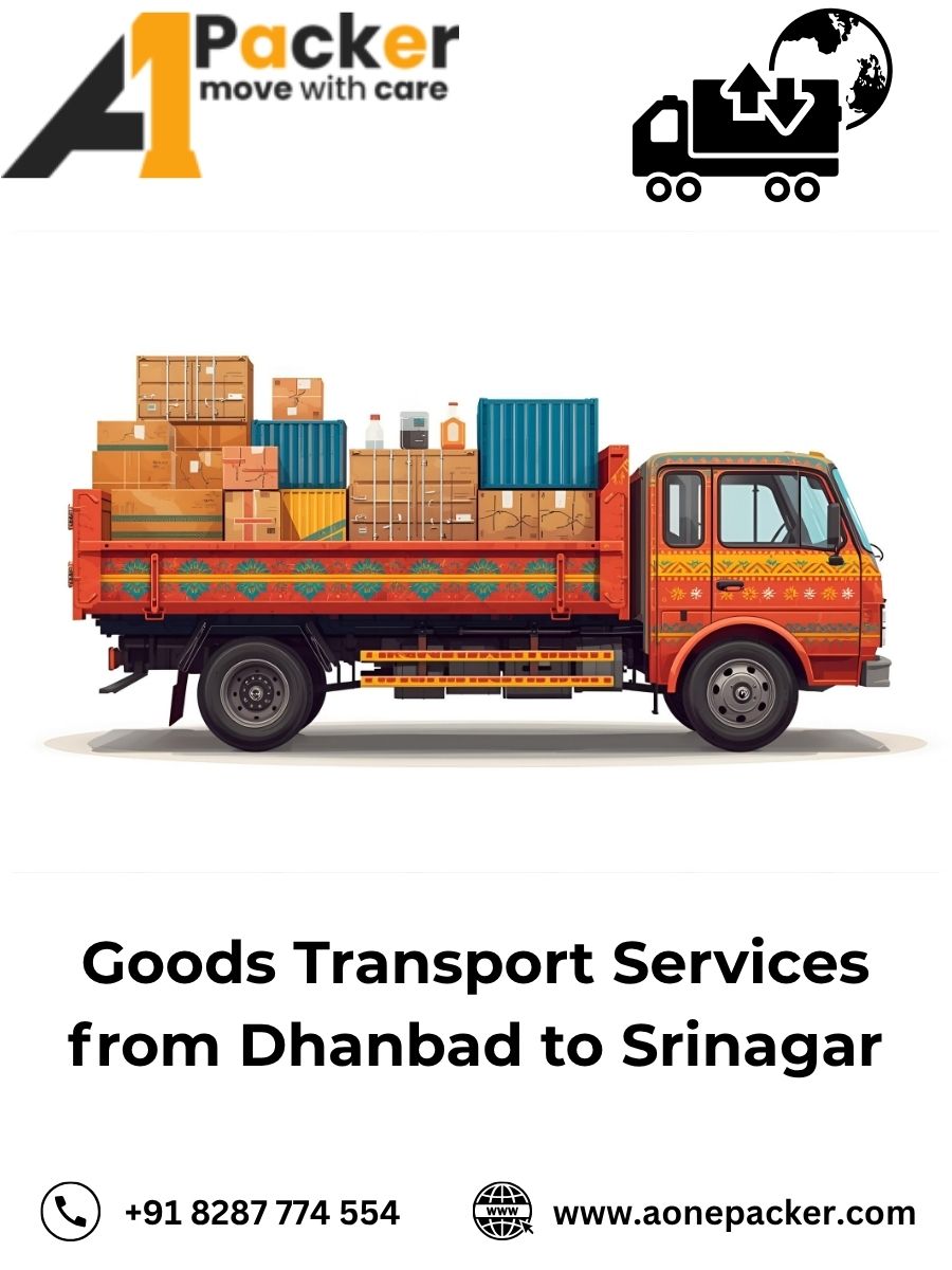 Goods Transport from Dhanbad to Srinagar