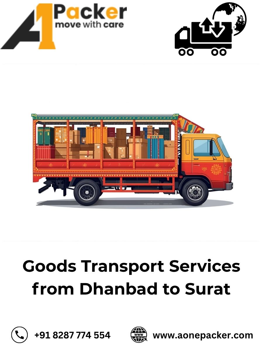 Goods Transport from Dhanbad to Surat