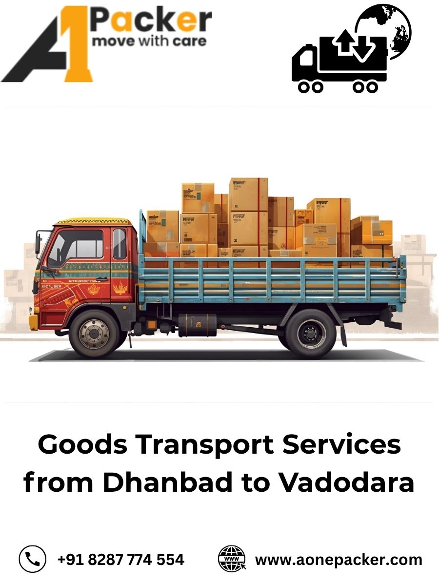 Goods Transport from Dhanbad to Vadodara